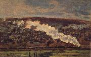 Claude Monet The Goods Train Spain oil painting artist